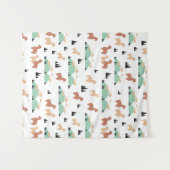 Alpaca Spring Garden Wandkleed (Voorkant (horizontaal))