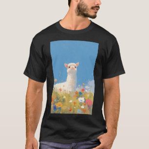 Alpaca Springtime Serendipiteit T-shirt
