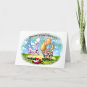 ALPACA SWEATER (mat) door Jeff Willis Art Kaart (Voorkant)