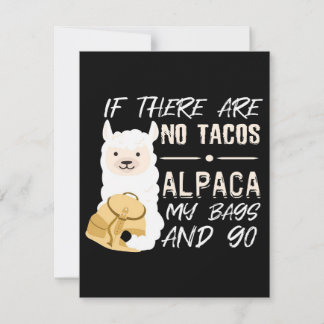 Alpaca Taco Tacos Alpaca Kaart