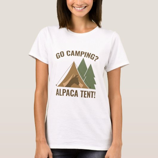 Alpaca Tent T-shirt (Voorkant)