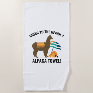 Alpaca Towel Bagagelabel Strandlaken