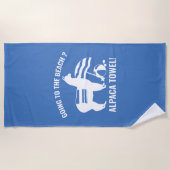 Alpaca Towel Strandlaken (Voorkant)