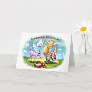 ALPACA TRUI (mat) door Jeff Willis Art Kaart