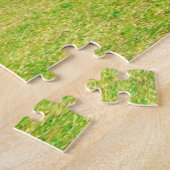 Alpaca Unicorn onder regenbooghemel Legpuzzel (Zijkant)