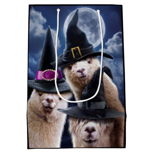 Alpaca Witches Medium Cadeauzakje (Achterkant)