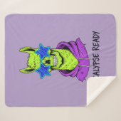 Alpacalypse Ready Sherpa Deken (Voorkant (horizontaal))