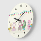 Alpacas Acrylwand Grote Klok (Hoek)