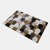 Alpacas Doormat Deurmat (Schuin)