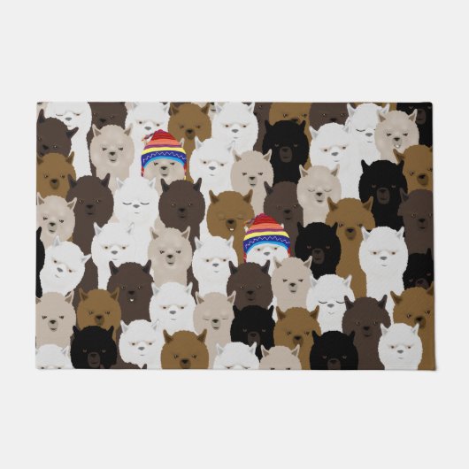 Alpacas Doormat Deurmat (Voorkant)