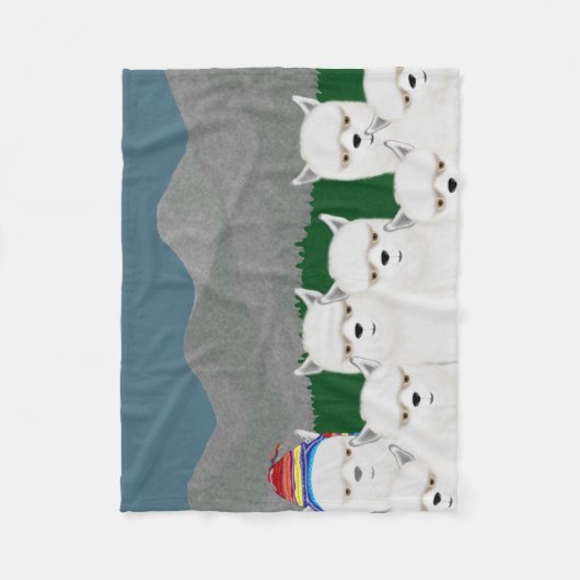 Alpacas Fleece Blanket (Voorkant)