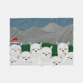 Alpacas Fleece Blanket Deken (Voorkant (Horizontaal))