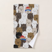 Alpacas Hand Towel Handdoek (Handdoek)