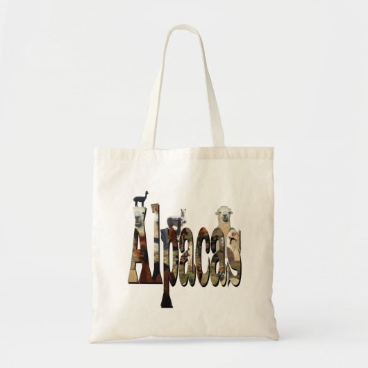 Alpacas Logo met alpacas, Tote Bag (Voorkant)