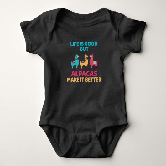 Alpacas Quote Romper (Voorkant)