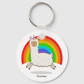 Alpacorn Rainbow Sleutelhanger