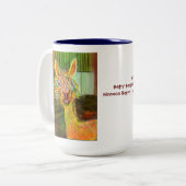 Alpaga de Hilda avec la tasse d'histoire (Devant gauche)