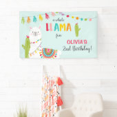 Alpaga de Mexicain de fiesta de bannière (En situation)