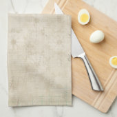 Alpaga d'or et serviette de hibou de Teal (Quart Plié)