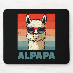 Alpapa Vaderdag Best Dad Alpaca Funny Alpaca A Muismat