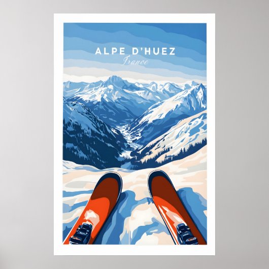 Alpe dHuez décoration murale 1 (Devant)