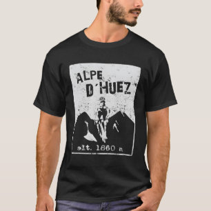 Alpe D'Huez Fietsfiets T-shirt
