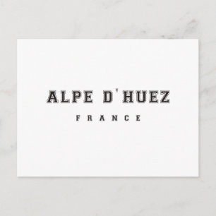 Alpe dhuez France Briefkaart