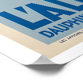 Alpe d'Huez France Vintage Ski Poster (Coin)