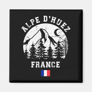 Alpe Dhuez Frankrijk Alpen Skigebied Alpineskiën F Magneet