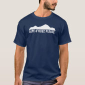Alpe d'Huez Frankrijk alsjeblieft T-shirt (Voorkant)