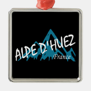 Alpe d'Huez Frankrijk Bergen Metalen Ornament