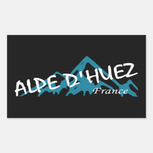 Alpe d'Huez Frankrijk Bergen Rechthoekige Sticker