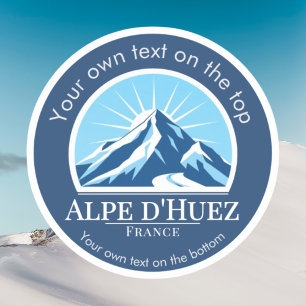 Alpe d'Huez Frankrijk skigebied Sticker