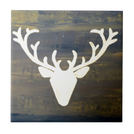 Alpen Chalet Style Deer Tegeltje