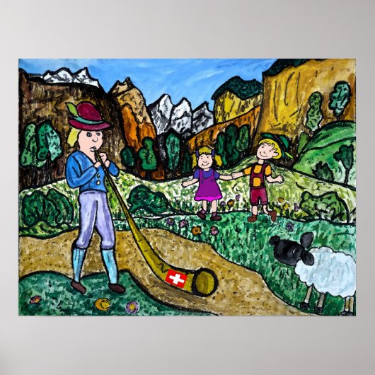 Alpen Dance Poster (Voorkant)