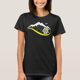 Alpen Edelweiß Edelweiss kostuum voor dirndl en le T-shirt