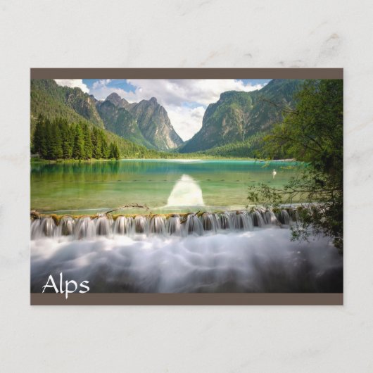 Alpen Italië Dolomites Briefkaart (Voorkant)