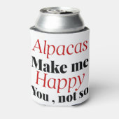 Alpen maken me blij dat je niet zo blij bent blikjeskoeler (Blikje Achterkant)