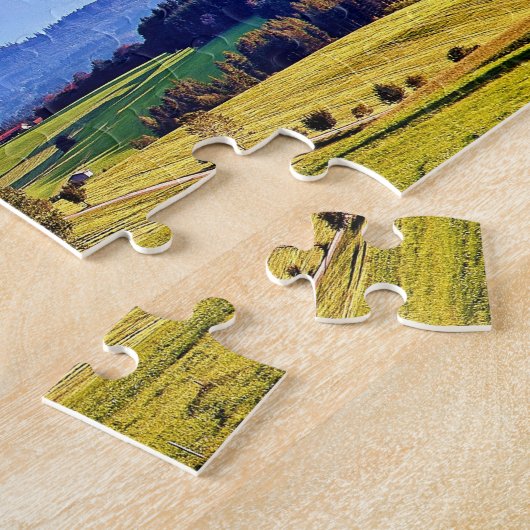 Alpen Schilderachtig Landschap Foto Reis Puzzle Legpuzzel (Zijkant)
