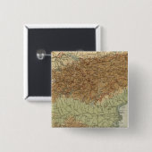 Alpen Vierkante Button 5,1 Cm (Voorkant /achterkant)