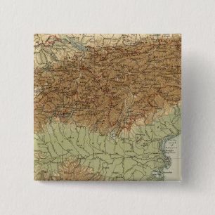 Alpen Vierkante Button 5,1 Cm