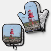 Alpena Licht ovenhandschoen & pot houder set (Voorkant / Achterkant)