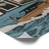 Alpena, Michigan - Grote lettertjes Poster (Hoek)