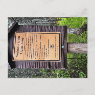 Alpengebied - White Mountains National Forest Briefkaart