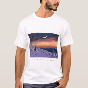 Alpenglow Sunset Mountain T-Shirt