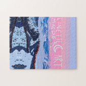 Alpenglow Winter Ski Snowboard puzzel Legpuzzel (Horizontaal)