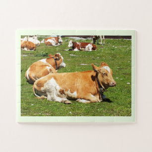 Alpenkoeien Legpuzzel