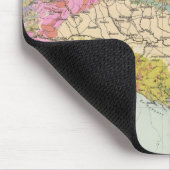 Alpenlander - Atlas-kaart van de Alpen Muismat (Hoek)