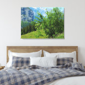 Alpenlandschap in Zwitserland Canvas Afdruk (Insitu (Slaapkamer))