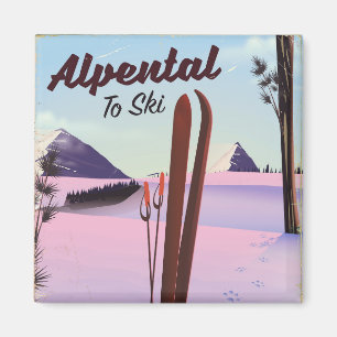 Alpental King County, Washington ski poser Magneet